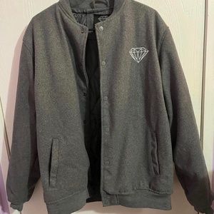 Diamond Brand Varsity/Bomber Grey XXL